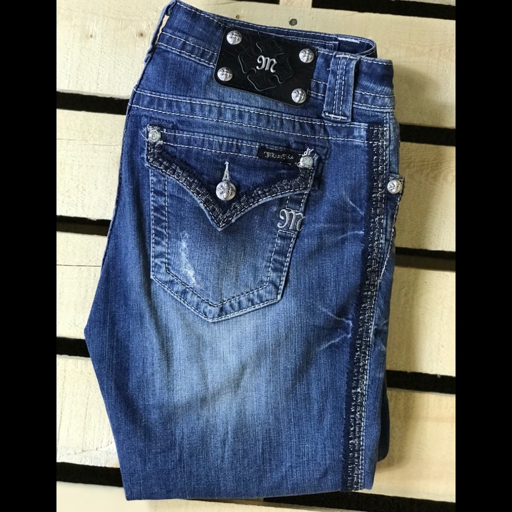 Miss Me women JB5660P3 Boyfriend Capri Jean Sz 28 - Picture 1 of 8